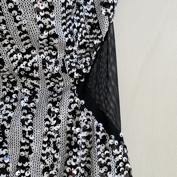 Bebe Strapless Sequin Dress - Picture 2 of 7